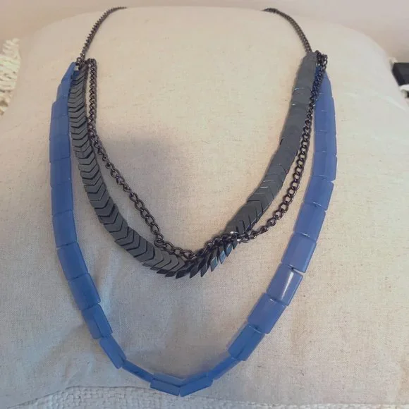 Madewell Beaded-Layered Chain Necklace - Picture 1 of 3
